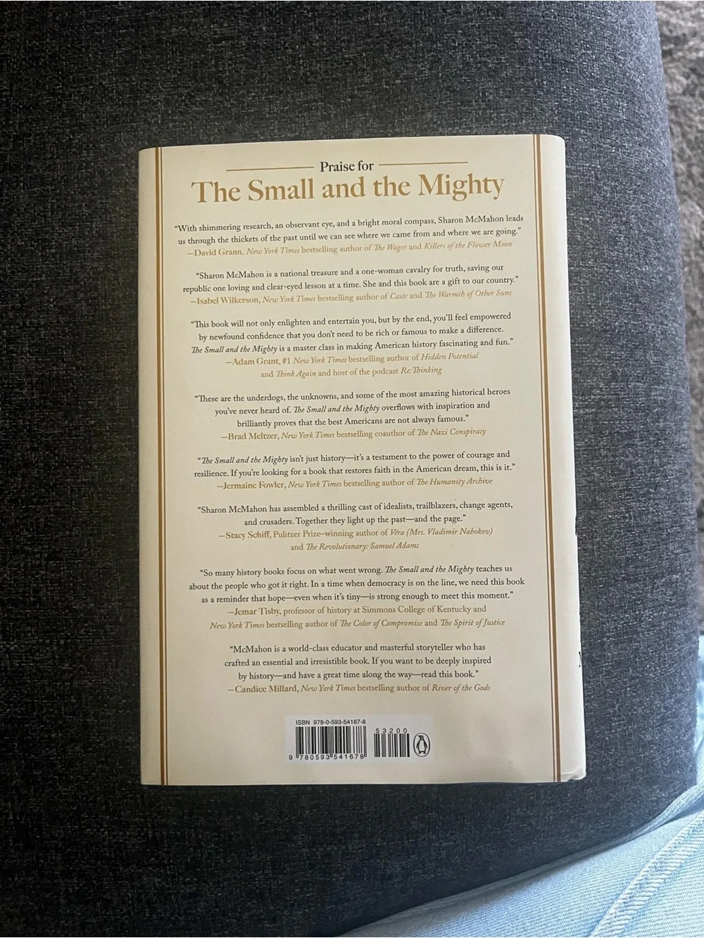 Sharon McMahon The Small and the Mighty – Cream Hardcover Book